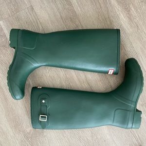 Hunter Rain Boots - Matte Green